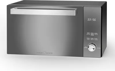 Produktbild von Mikrofalówka ProfiCook® z grillem | mikrofalówka z dużą komorą gotowania o pojemności 23 litrów | mikrofalówka bez stołu obrotowego | mikrofalówka o mocy grilla 1000 W | pionowo otwierane lustrzane drzwi | PC-MWG 1204 czarny