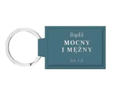 Obrázok produktu pre Kožený prívesok na kľúče - Buď silný