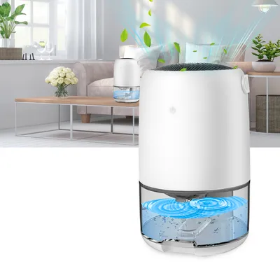 Obrázek produktu pro Clanmacy odvlhčovač vzduchu odvlhčovač vzduchu sušička vlhkosti LED displej 1100ml