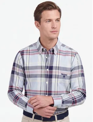 Produktbild von Barbour Hemd hellblau Button-Down Tailored Fit