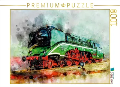 Produktbild von CALVENDO Puzzle Dampflokomotive | 1000 Teile Lege-Größe 64x48cm Foto-Puzzle für glückliche Stunden