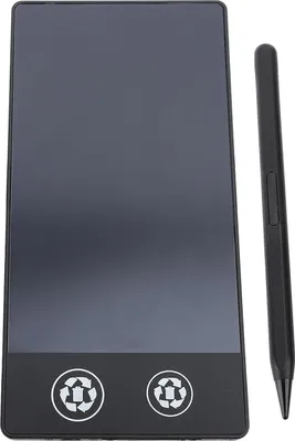 Obrázok produktu pre LCD tablet na písanie, 6,5-palcový tablet na kreslenie pre deti, doodle board, stierateľná, opakovane použiteľná tabuľa na kreslenie, podložka na písanie a kreslenie, ručne maľovaná graffiti podložka, (čierna)
