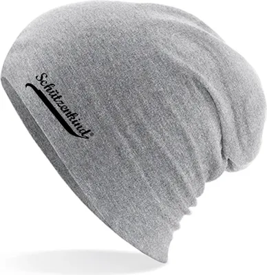 Produktbild von Hellweg Druckerei Wintermütze Schützenkind Vintage Geschenk Mütze Heather Grey Schützenkind Vintage Accessoire