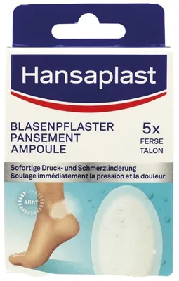 Produktbild von Hansaplast Blasen-Pflaster Ferse 5 St