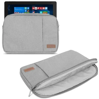 Produktbild von Tablet Hülle Lenovo Miix 720 Sleeve Tasche Schutzhülle 12 Zoll Cover Schutz CaseNotebook Sleeve Farbe:Grau