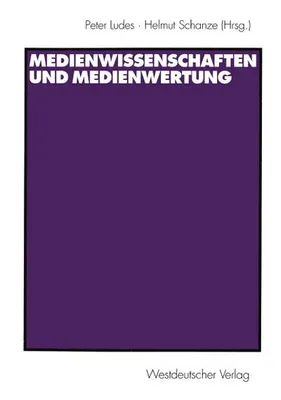 Obrázok produktu pre Medienwissenschaften und Medienwertung