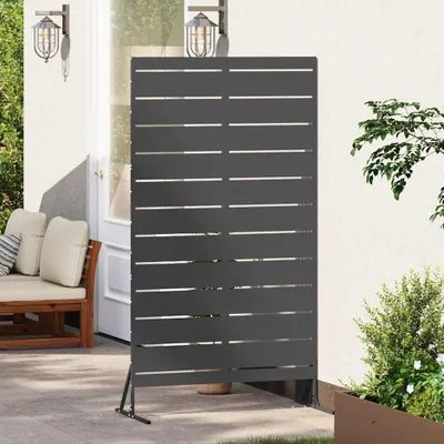 Produktbild von Langlebige Sichtschutz Schwarz 100 x 50 x 180cm Stahl - Metallzäune Möbel768041