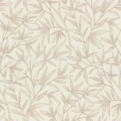 Image de Papier peint intissé 554816, motif branches de bambou, style botanique, couleur marron, marque Liverna, collection Rasch