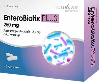 Immagine prodotto di EnteroBiotix PLUS preparazione schermante consigliata durante e dopo la terapia antibiotica Activlab Pharma