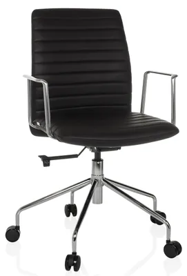 Chefsessel VEMONA 30, Kunstleder, schwarz, höhenverstellbar