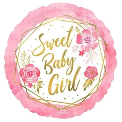 Obrázok produktu pre Fóliová balónik Sweet Baby Girl 46 cm – Anagram