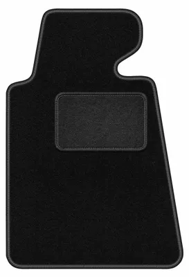 Productafbeelding van Velours bestuurdersmat voor BMW 7 E32 1986-1994 – zwart, op maat – Wielganizator LUX