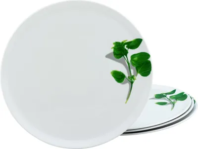 Obrázek produktu pro Servírovací sada pro 4 osob, porcelánový podnos na pizzu