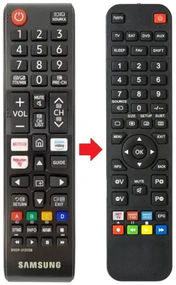 Produktbild von Fernbedienung passend für SAMSUNG UE32T5302 | UE32T5305 | UE32T5305CEXXC