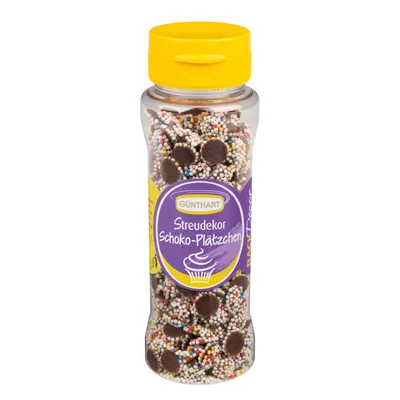 Produktbild von BackDecor Streudekor Schokoplätzchen bunt, 95g