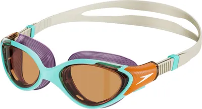 Produktbild von Speedo - "Biofuse 2.0" Schwimmbrille 2024 für Damen CS2254 (Einheitsgröße) (Blau/Orange)