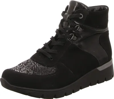 Produktbild von Waldläufer Schnürstiefel Kaltfutter in schwarz, Gr. 4.5