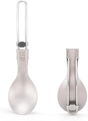 Productafbeelding van Titanium Opvouwbare Spork voor Outdoor en Camping