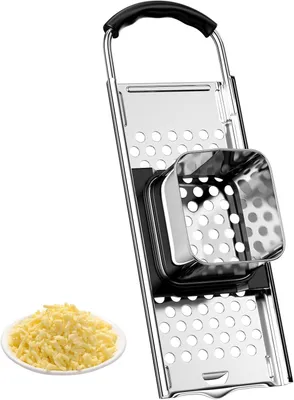 Image de Presse-purée - Acier inoxydable - Lavable au lave-vaisselle - Poignée ergonomique - Pièces amovibles