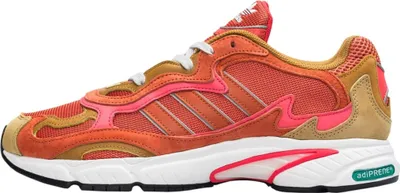 A side view of an Adidas Temper Run sneaker.