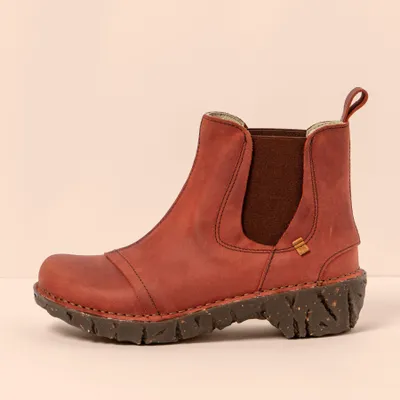 Image de El Naturalista Bottines pour Femme N158 ARIZONA CALDERA/ YGGDRASIL Couleur Rouge