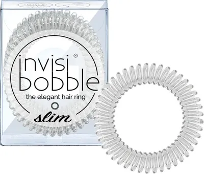 Produktbild von invisibobble SLIM, Pferdeschwanzhalter, Transparent, 3 Stück(e)