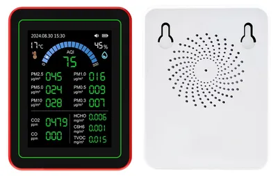 Luftqualitätsmessgerät 18-in-1, CO2, PM2.5, PM10, Temperatur, Feuchte