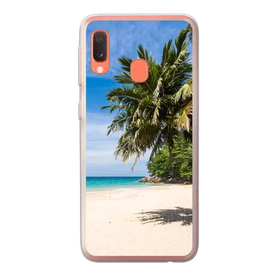 Produktbild von MuchoWow® Handyhülle Schutzhülle Hülle für Samsung Galaxy A20e Strand - Tropen - Meer Silikon Softcase Handy Hülle - Abdeckung
