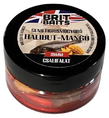 Image de Britbaits Gummie Tigrisnuss, Halibut, Mangue, 35 ml