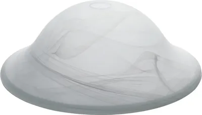 Obrázok produktu pre Náhradné sklenené tienidlo (Ø 400 mm) veľkosť otvoru E27 42 mm alabastrová biela
