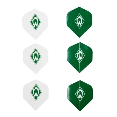Produktbild von SV Werder Bremen Dart-Flights Raute 6er-Set