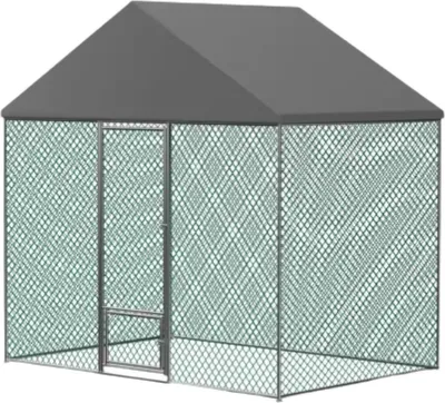 Produktbild von Bolt Edge Gazonus Kippenhok – Kippenren für Außen und Garten – Mit wasserdichter Abdeckung – 200x300 cm – Metall