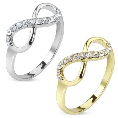 Produktbild von Damen-Ring Infinity: Ring Unendlichkeit 48 (15.3 mm Ø) Gold