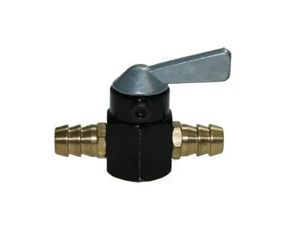 Image de Robinet d'essence universel pour tuyau d'essence de 7-8mm (diamètre de raccordement : 8 mm) pour scooter cyclomoteur