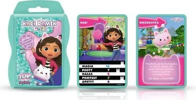 Produktbild von Winning Moves Gra Top Trumps Junior Koci Domek Gabi 5 gier w 1