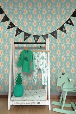 Produktbild von Coloray Fototapete 152x104 cm Latextapete Magicstick - Vintageorange Foto.
