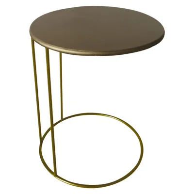 Produktbild von Lesli Living Beistelltisch Emma 40x54,5 cm Gold