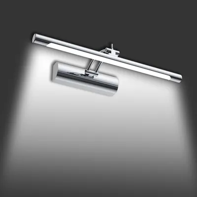 Produktbild von UISEBRT LED Spiegelleuchte Bad 40cm 10W Kaltweiß 700LM, IP44 Wasserdicht, Spiegellampe Badlampe Schminktischlampe Kleiderschrank Wandleuchte
