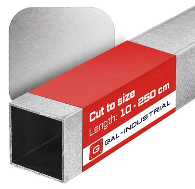 Immagine prodotto di Profilo in alluminio SATINATO 15x15x2mm 110 cm Tubo quadrato su misura