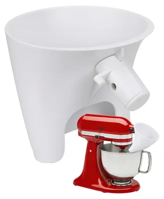 Produktbild von Mehltrichter für KitchenAid 4,5–5 QT – Anti-Spritz Aufsatz – Spülmaschinenfest