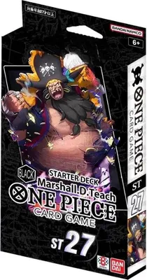 Produktbild von One Piece Card Game ST-27 Marshall.D.Teach Starter Deck (englisch)