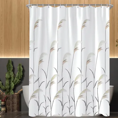 Produktbild von Duschvorhang Weizenohr 200x200cm Antischimmel Wasserabweisend Polyester