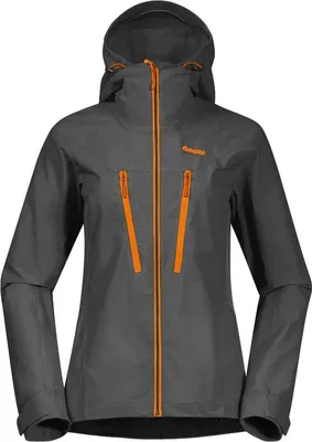 Produktbild von Bergans Cecilie Mountain Softshell Women Solid Dark Grey/Cloudberry Yellow S Outdoor Jacke