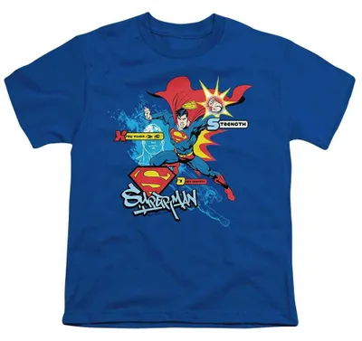 Produktbild von Superman - "Abilities" T-Shirt für Kinder TV36719 (140-146) (Königsblau)