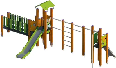 Produktbild von Spielplatz Bewegungsfläche Familien Kinderwelt Freizeitanlage Kinderspielplatz