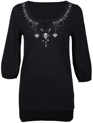 Produktbild von EVERA Damen Tunika - Schwarz, M