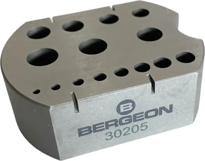 Produktbild von Bergeon 30205 Risswerkzeug mit 15 Löchern in Stahl 2 00 8 60 mm