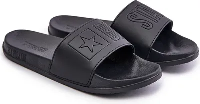Zdjęcie produktu dla Lekkie Klapki Męskie Z Logo Big Star OO174030 Czarne 40