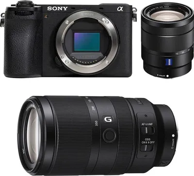 Produktbild von SONY ALPHA 6700 SCHWARZ + 16-70 + 70-350 mm