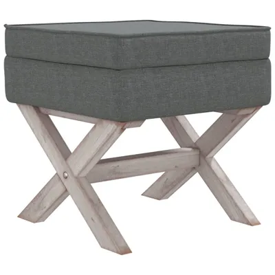Produktbild von "2026 MODERNE" Hocker mit Stauraum Dunkelgrau 45x45x49 cm Stoff - Sitzbänke CC3146997